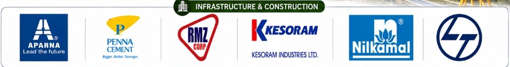 Infrastructure and Construction Clients - Aparna, Penna Cement, RMZ Corp, Kesoram Industries, Nilkamal, L&T