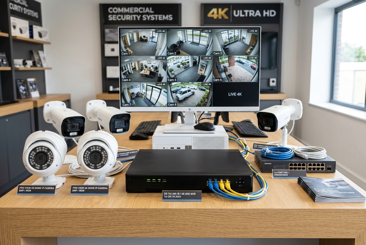 5MP Ultra HD IP Security Surveillance CCTV Cameras and NVR Monitoring Systems